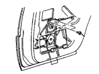 Mopar 4445375 Electric Window Regulator, Right