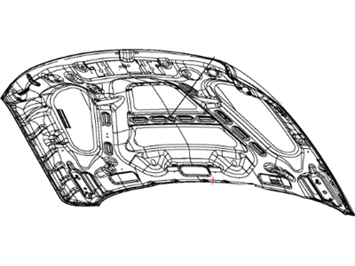 Mopar 68160234AB Hood Panel