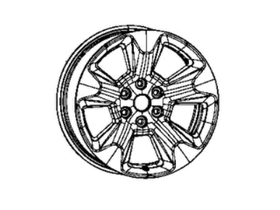 Mopar 4755533AA Wheel-Aluminum