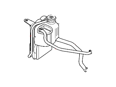 Mopar 4880498AB Bottle-COOLANT Recovery