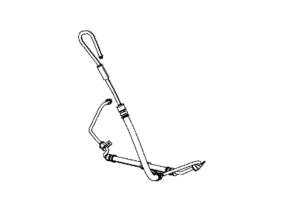 Mopar 52124648AH Hose-Power Steering Pressure