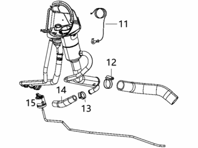 Mopar 68090394AD Tube-Fuel Filler