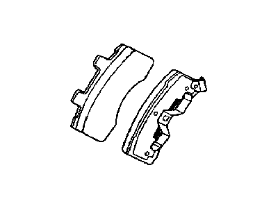 Mopar 5013814AB Front Disc Brake Pad Kit