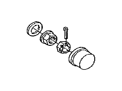 Mopar 52007906 Cap-Wheel Hub Grease