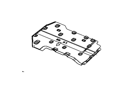 Mopar 68250634AD Shield-Floor Pan