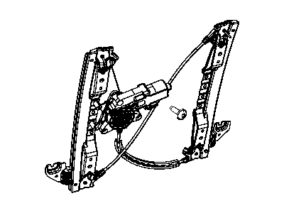 Mopar 68030660AA Window Regulator 2 Pin Motor