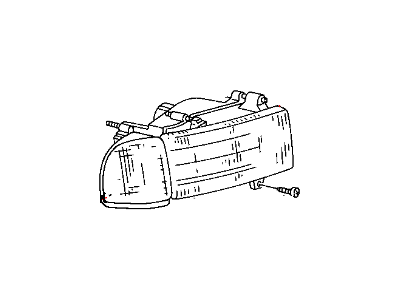 Mopar 55054780AH Headlamp