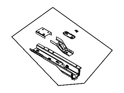 Mopar 68137952AA CROSMEMBE-Rear Floor