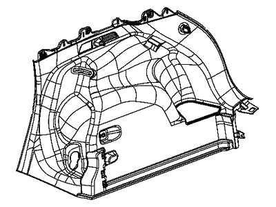 Mopar 6MB14DX9AB Support-Quarter Trim