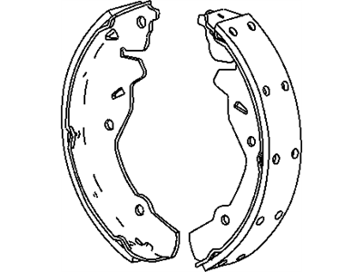 Mopar 5191306AA Shoe Kit-Drum