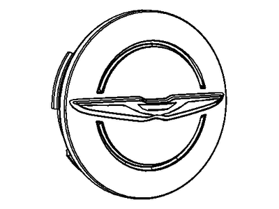 Mopar 1LB74RNWAB Wheel Center Cap