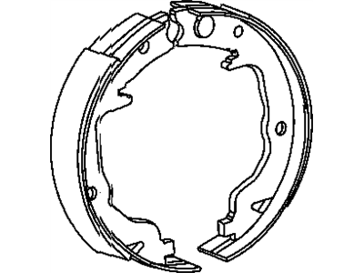 Mopar 5191215AA Parking Brake Shoe