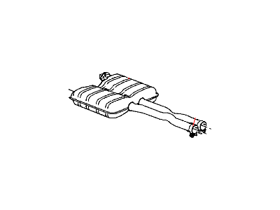 Mopar 5290791AD Exhaust Muffler And Resonator