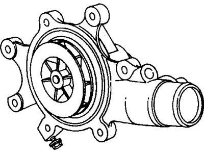 Mopar 4763790AB Gasket-Water Pump