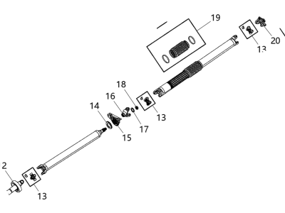 Mopar 68250019AB Drive Shaft