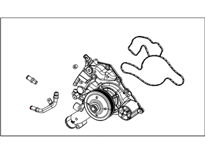Mopar 4893133AB Engine Cooling Water Pump