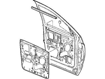 Mopar 55276896AC WEATHERSTRIP-Door Belt