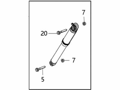 Mopar 68236645AC ABSORBER Pkg-Suspension