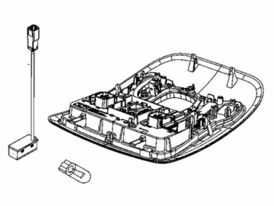 Mopar 5YW88MS7AA Lamp-Overhead