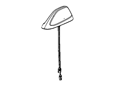 Mopar 6DE46AXRAA Antenna-Base Cable And Bracket