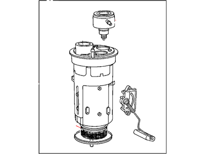 Mopar 4897668AD Fuel Pump/Level Unit Module Kit