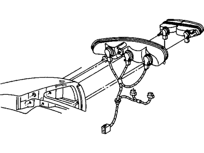 Mopar 4848421 Lamp-Tail Stop Turn