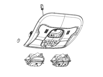 Mopar 5YG83MS7AA Lamp-Overhead