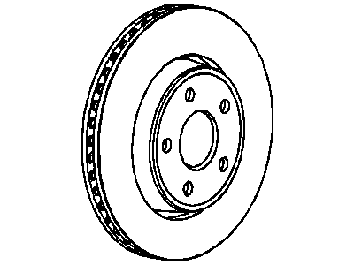 Mopar 2AMV4762AC Front Brake Rotor