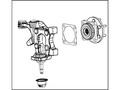 Mopar 68253068AC Knuckle-Rear