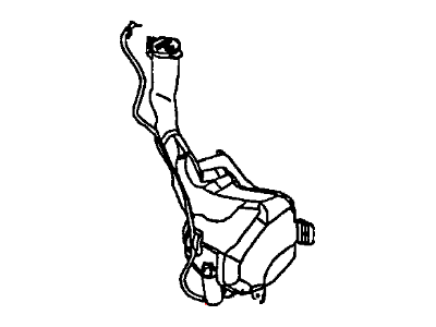 Mopar 55077241AA Pump-Washer, Windshield