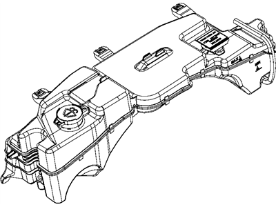 Mopar 68020726AB Cap-Coolant Recovery Bottle