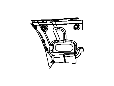 Mopar 5109586AC Bracket-FASCIA