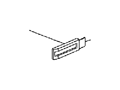 Mopar 55397091AB Cover-TAILGATE Hinge