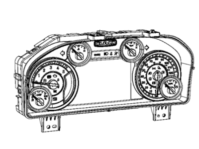 Mopar 68437726AB CLUSTER-INSTRUMENT PANEL