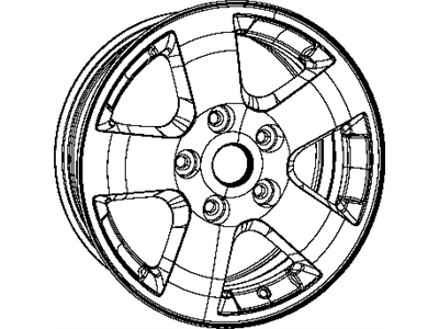 Mopar 1DZ10PAKAC Aluminum Wheel