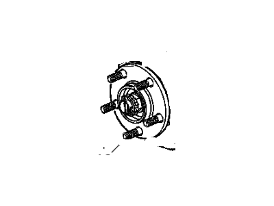 Mopar 2AMVH211AA Wheel Hub And Bearing