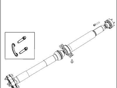 Mopar 52123635AA Rear Drive Shaft