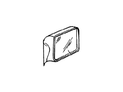 Mopar 4339319 Front Door Outside Mirrors