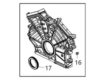 Mopar 68490073AA Cover-Chain Case