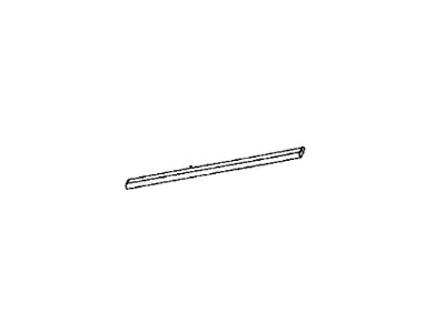 Mopar X068EX9 MOULDING, Rear Door, Black, Right