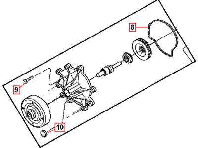 Mopar 53021187AA Water Pump