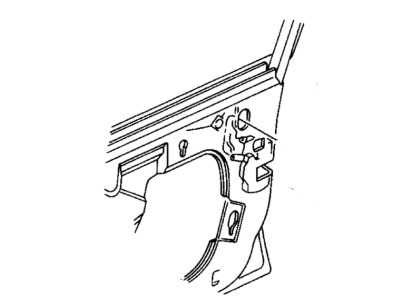 Mopar 4696136 Latch-Front Door Electric Override Right