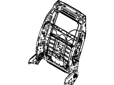 Mopar 4610149AB Frame-Front Seat Back