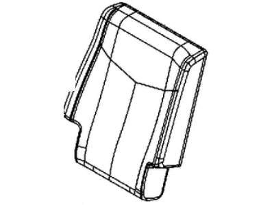 Mopar 6QS43JR1AA Rear Seat Back Cover