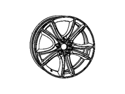 Mopar 5PN351XFAA Aluminum Wheel
