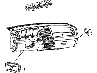 Mopar 4602562AJ Switch-3 Gang