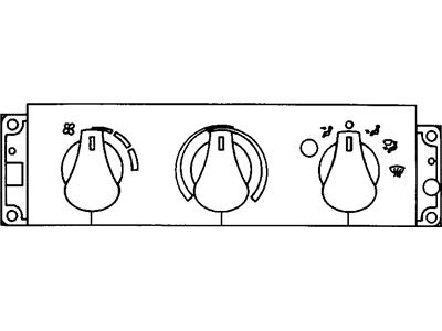 Mopar 5245298 Air Conditioner And Heater Control