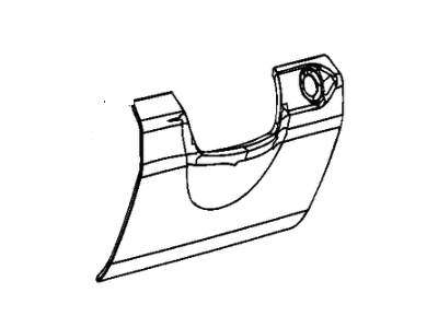 Mopar 1UM301X7AE I/PANEL-Steering Column Opening