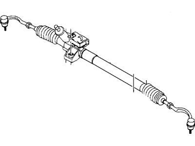 Mopar 4897582AB Complete Rack Assembly