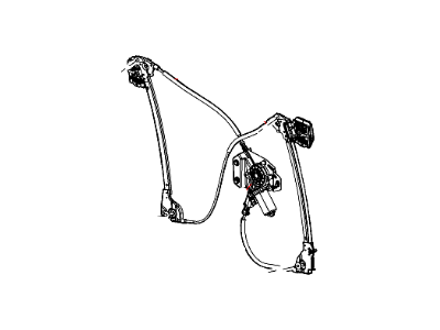Mopar 68043884AA Door Window Regulator
